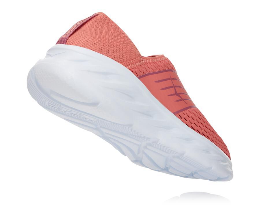 Hoka Australia One One ORA Recovery - Womens Sandals Orange/White - RYION-7183